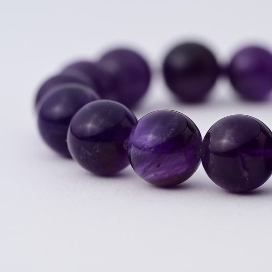 Amethyst Crystal Bracelet (Dark) Grade A
