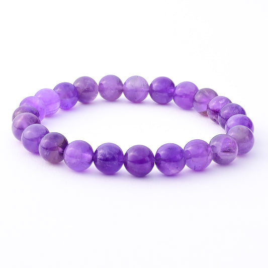 Amethyst Crystal Bracelet (Light )
