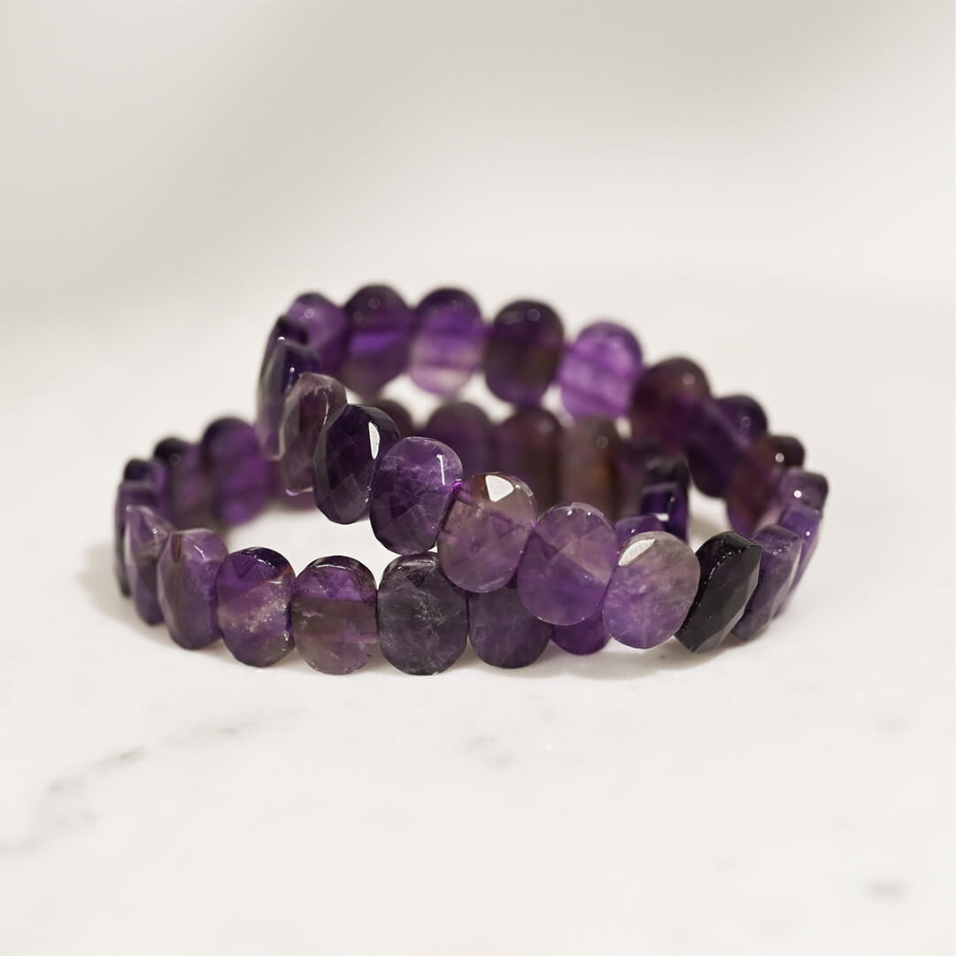 Amethyst Bracelets for intuition, Clarity and Focus