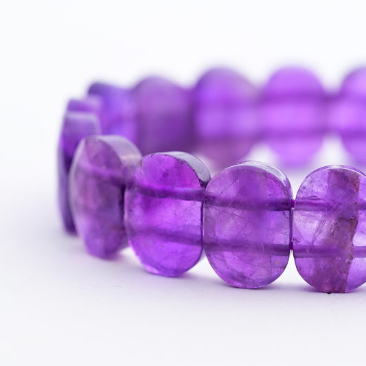 Amethyst Faceted Bracelet