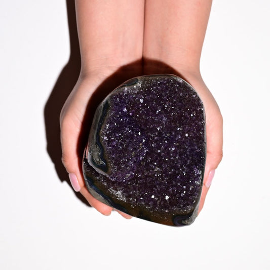 Amethyst Geode Cut Base Q3 – No. 3