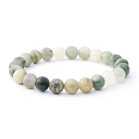 Apple Jade Crystal Bracelet