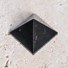 Black Tourmaline pyramid shot from top