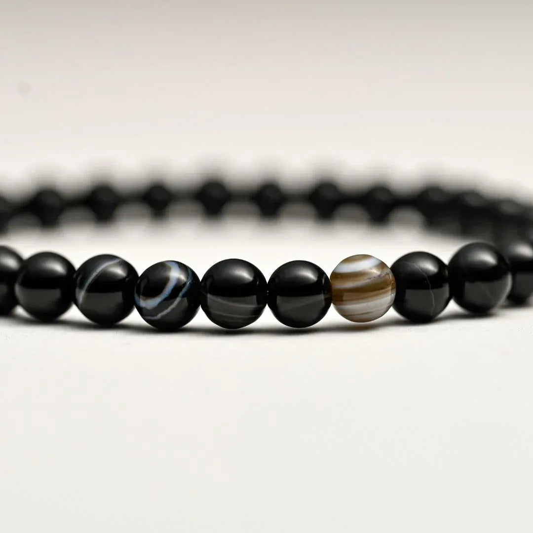 BlackStripeAgateBracelet-MaisonEtherique3 - Maison Éthérique
