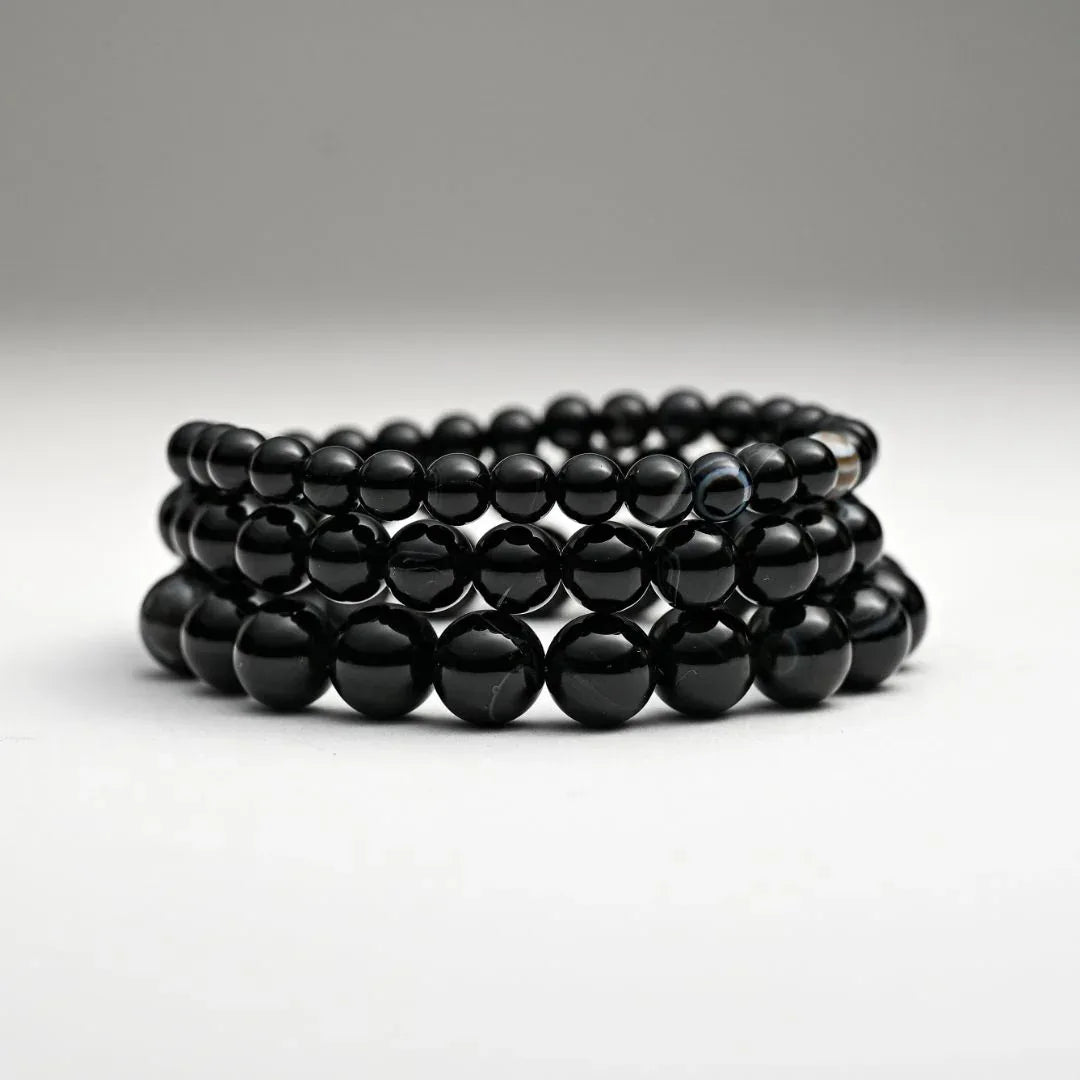 BlackStripeAgateBracelet-MaisonEtherique8 - Maison Éthérique