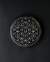 Incense Stick Holder - Flower of Life (Black)