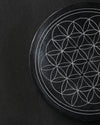 Incense Stick Holder - Flower of Life (Black)