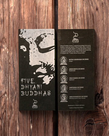 Five Dhyani Buddhas Incense Sticks Box