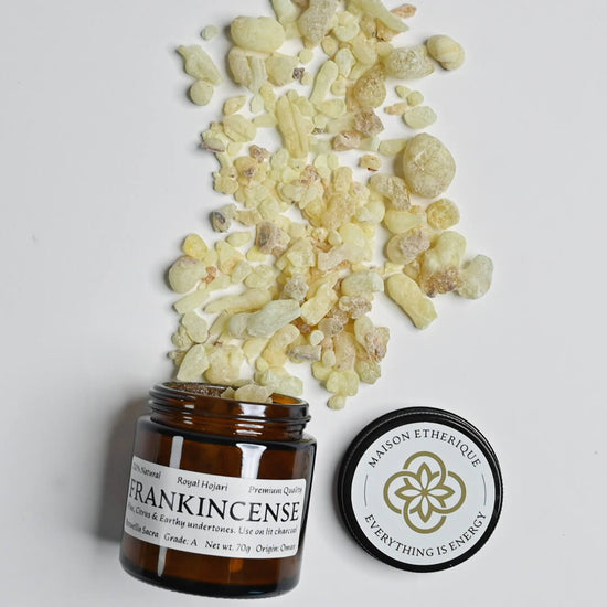 Hojari Frankincense Spread on white surface