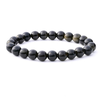 Gold Obsidian Crystal Bracelet