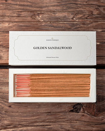 Golden Sandalwood Incense Sticks