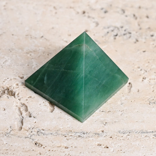 Green Jade Crystal Pyramid