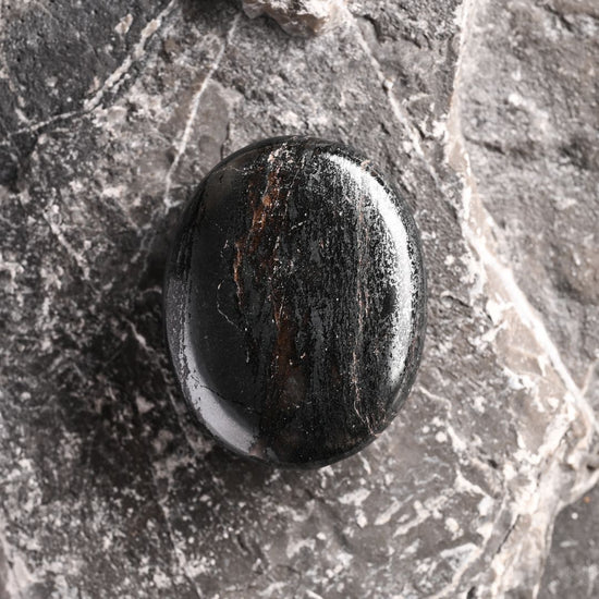 Hematite Palm Stone by Maison Etherique