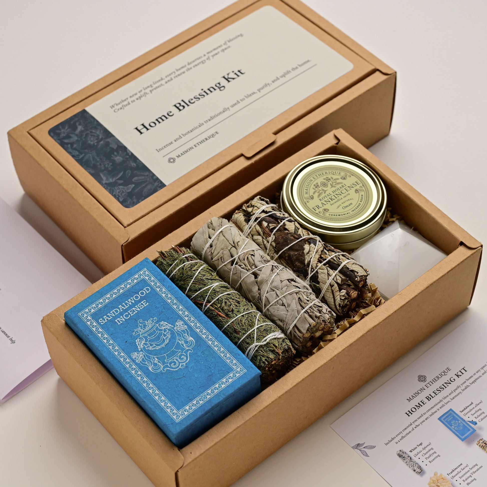 Incense Sticks Smudge Sticks Frankincense Selenite 