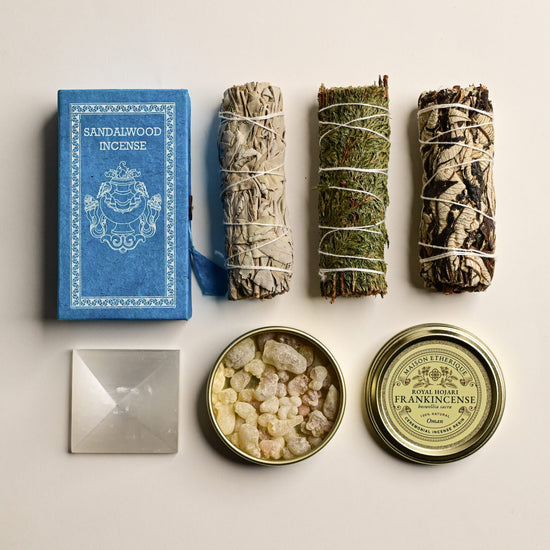 Frankincense Sage Incense Sticks Crystal