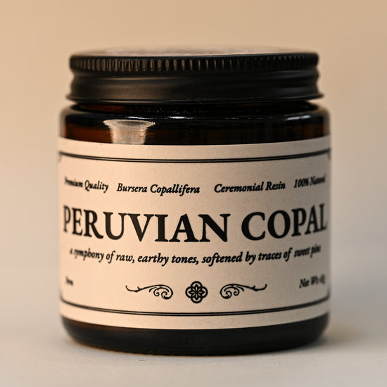 Jar of Peruvian Black Copal