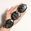 Labradorite Palm Stone Grade AAA.