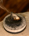 Macro shot of Resin melting 