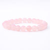 Madagascar Rose Quartz Crystal Bracelet  Grade 5A