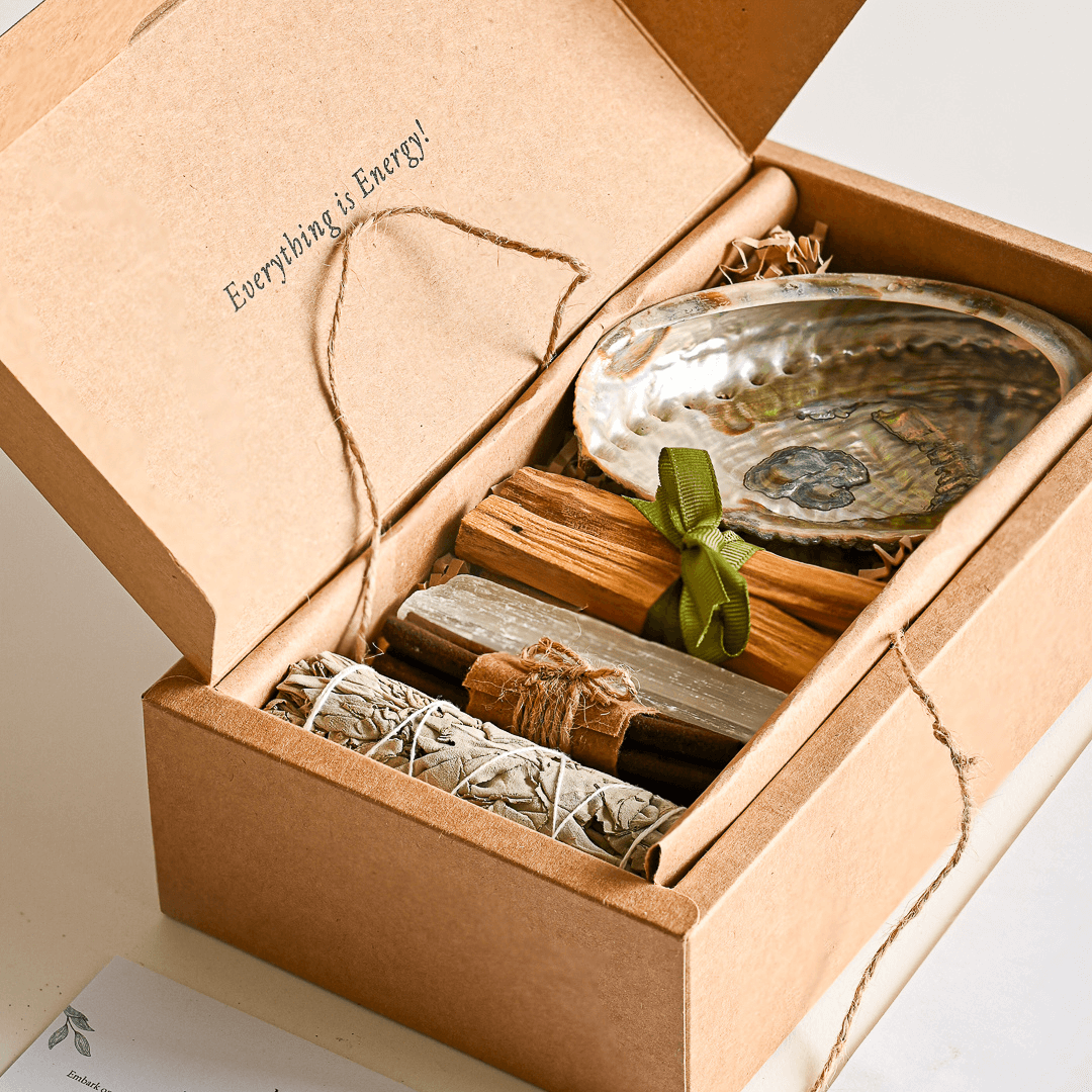 opened box of Meditation Ritual Kit