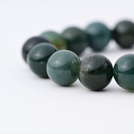 Moss Agate Crystal Bracelet