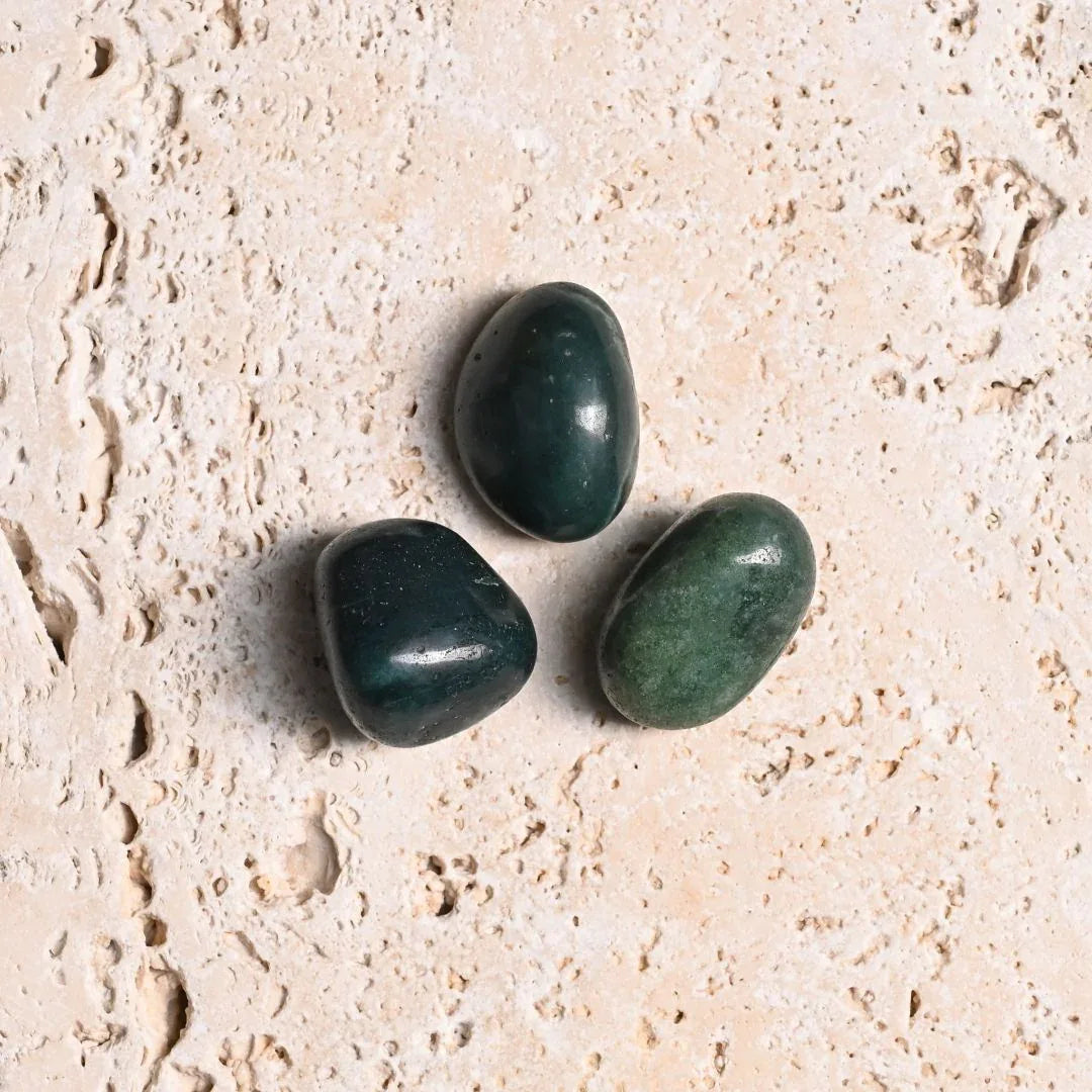 Moss-Agate-Tumbled-Stones-Maison-Etherique-Dubai-3 - Maison Éthérique