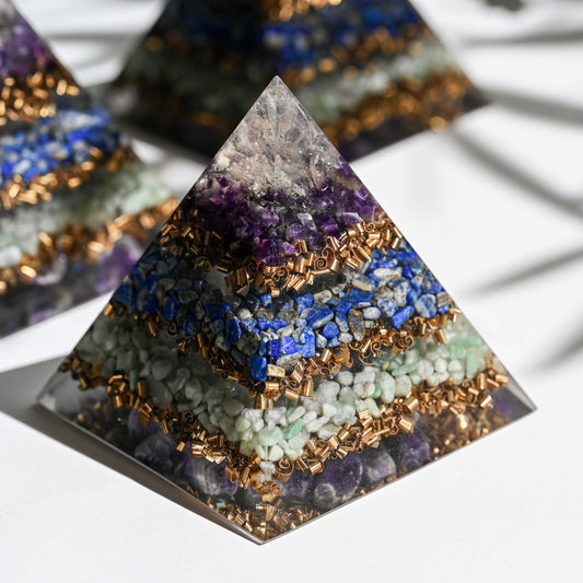 Orgonite Pyramid - Balance and Protection