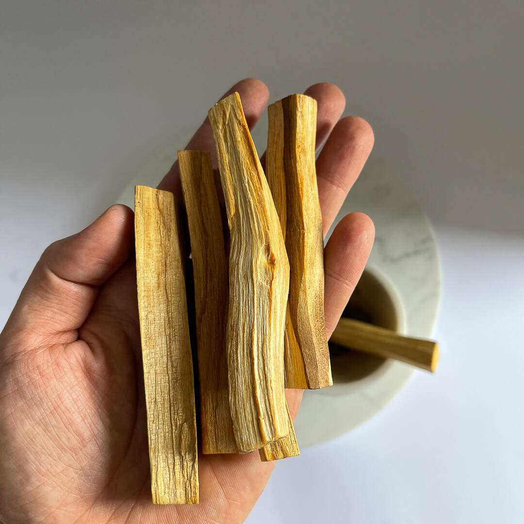 Palo Santo sticks sourced from Peru by Maison Etherique