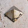 Pyrite Crystal Pyramid shot from top