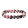 Rhodonite  Crystal bracelet  (Black)