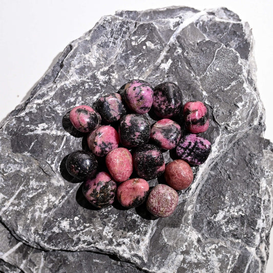 Rhodonite Tumbled Stones by Maison Etherique 