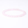Madagascar Rose Quartz Crystal Bracelet  Grade 5A