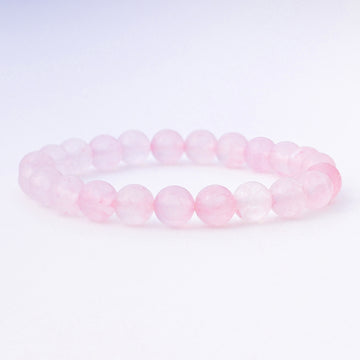 Rose Quartz Crystal Bracelet Grade 5A