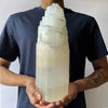Selenite-Crystal-Tower-30cm-Maison-Etherique-Dubai - Maison Éthérique