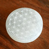 Selenite-Grid-Plate-10cm-Flower-Of-Life-Round-Maison-Etherique-Dubai-7 - Maison Éthérique