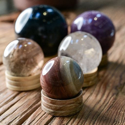 Natural Crystal Spheres