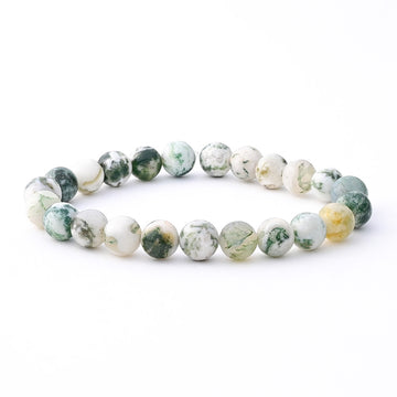 Tree Agate Crystal Bracelet