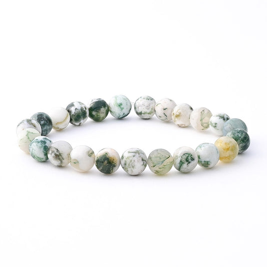 Tree Agate Crystal Bracelet