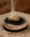 melting shot of White copal
