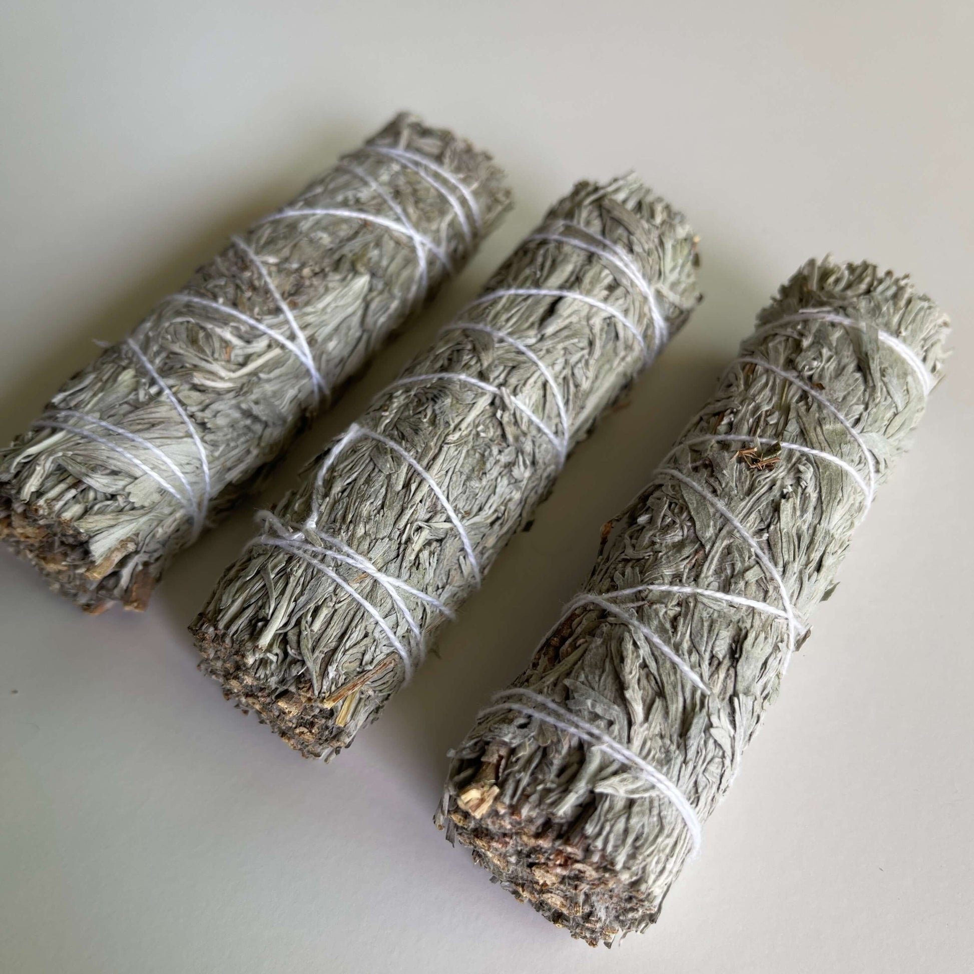 3 Smudge Sticks of Blue sage 4 Inch by Maison Etherique