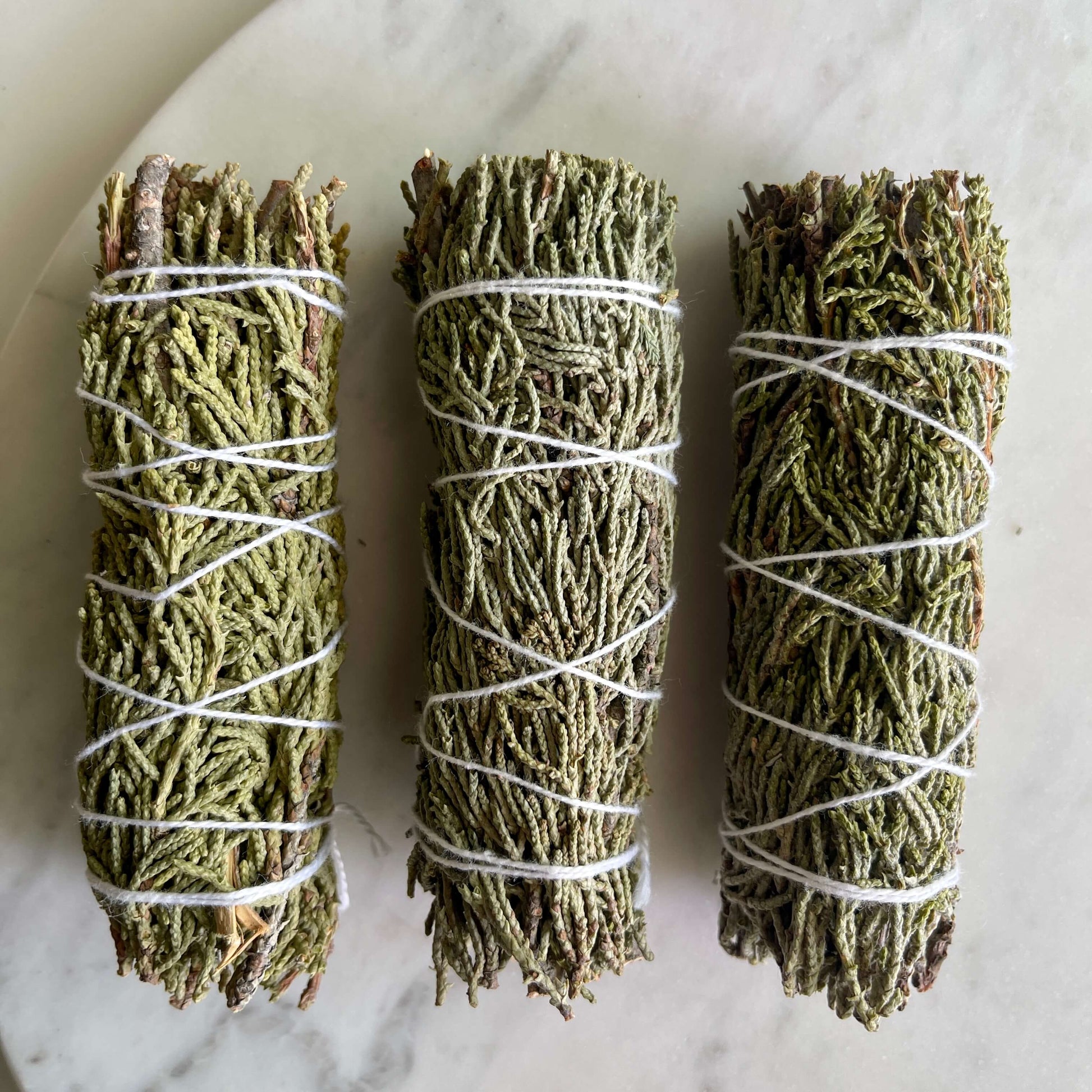 3 Smudge Sticks of Juniper 4 Inch by Maison Etherique